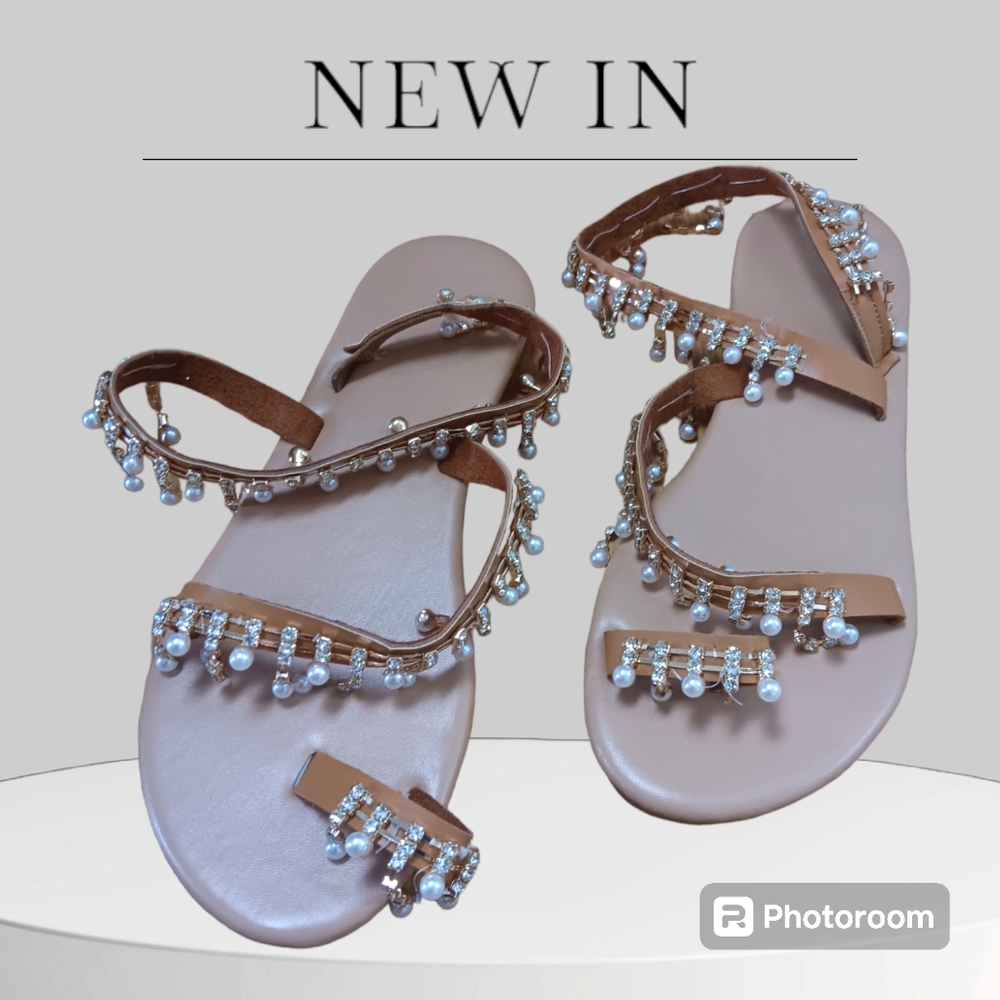 NWOT Strappy Sandals